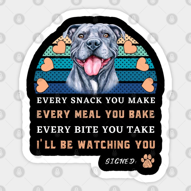 Every snack you make Sticker by Energized Designs